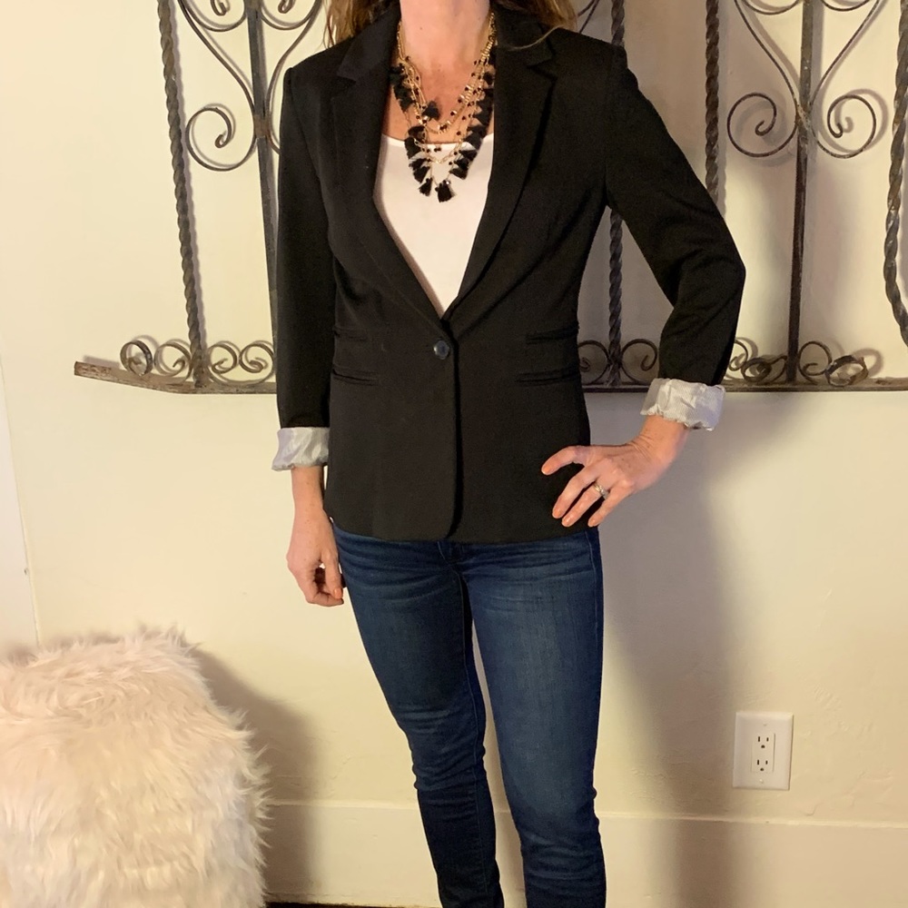 Size 2 Express Black Suit Jacket